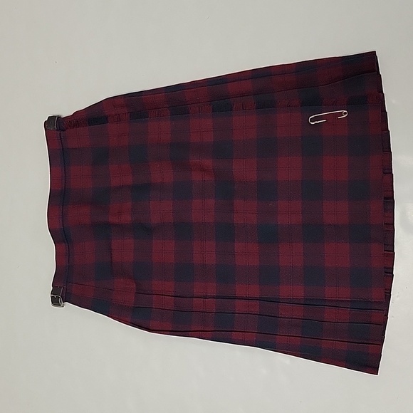 Fiona McDonald vintage wool Scottish kilt sz 12 100% wool - Picture 1 of 5